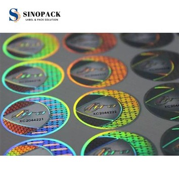 Anti-fake hologram klistermärke